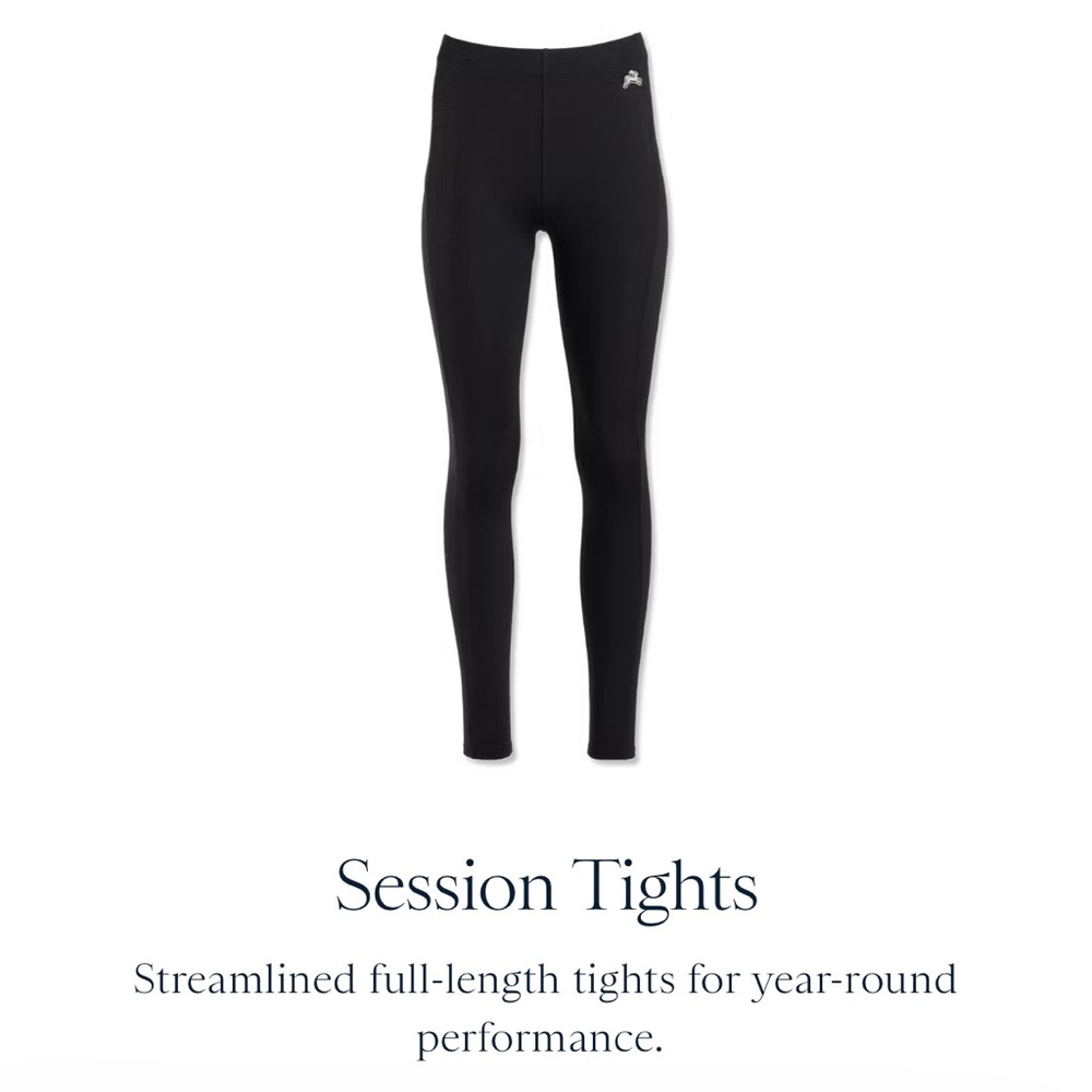 Tracksmith Session Tights, Heather Black, Small